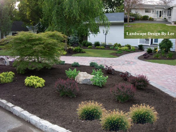 driveway-garden-design-40_3 Алея градина дизайн