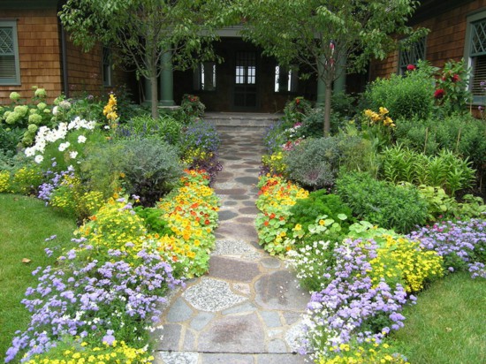 driveway-garden-design-40_6 Алея градина дизайн