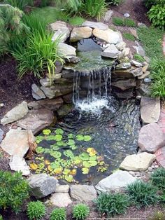 garden-pond-designs-waterfalls-09 Градинско езерце дизайн водопади