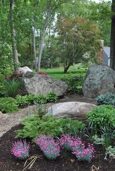 landscaping-with-large-stones-94_12 Озеленяване с големи камъни