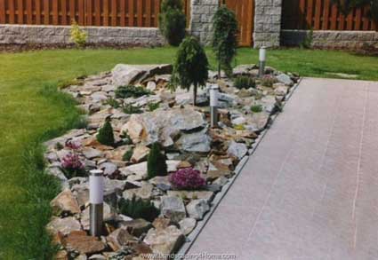 landscaping-with-stones-and-rocks-90_14 Озеленяване с камъни и скали