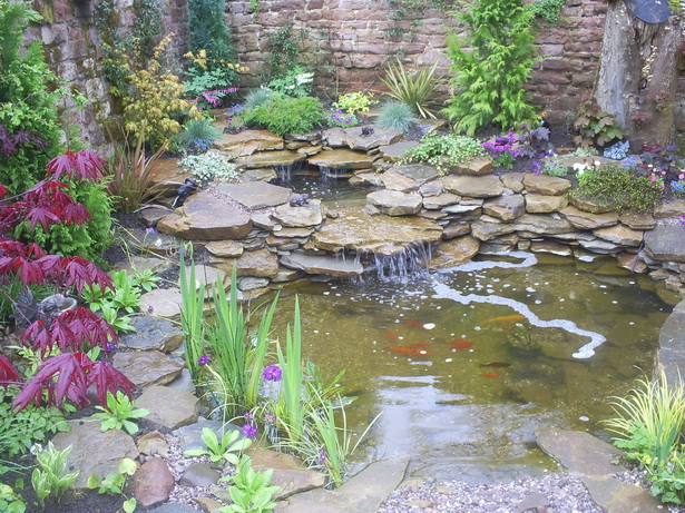 Дизайн на езерце за малки градини