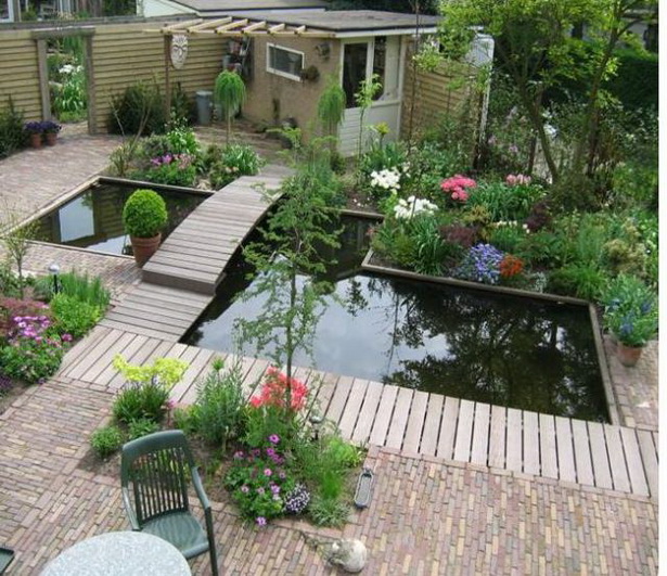 Дизайн на езерце градина