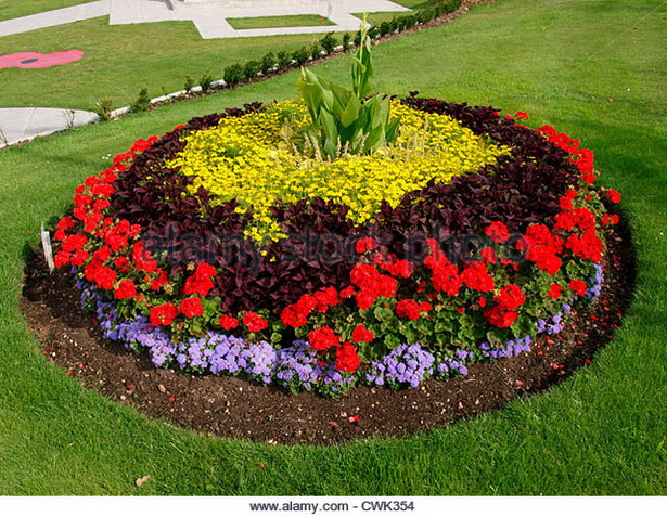 round-flower-bed-42_4 Кръгла цветна леха