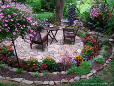 round-flower-garden-ideas-14_16 Идеи за кръгла цветна градина
