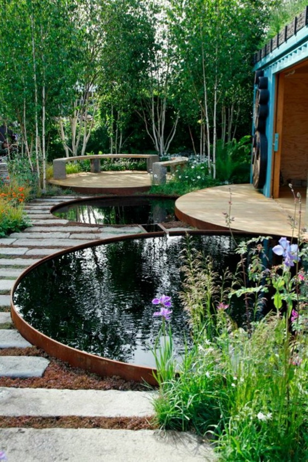 round-garden-pond-80_10 Кръгло градинско езерце