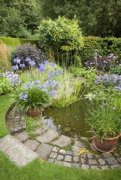 round-garden-pond-80_4 Кръгло градинско езерце