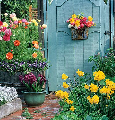 Идеи за пролетна цветна градина