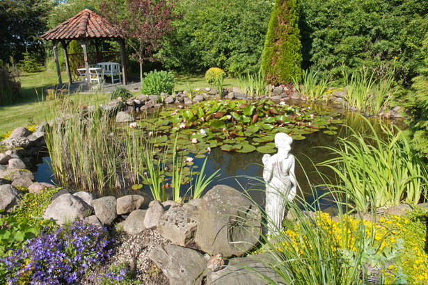 Вода градина езерце