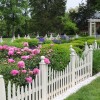 Градина бяла ограда