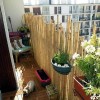 Вътрешен двор поверителност бамбук