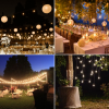 Идеи за сватбено осветление в задния двор