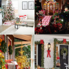 Идеи за външни декорации Коледа