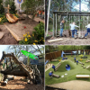 Идеи за естествена детска площадка в задния двор