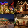 Снимки на къщи, декорирани за Коледа навън