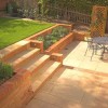 Идеи за вътрешен двор за наклонени градини