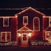 Коледна къща светлини