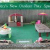 Детска площадка за игра в задния двор