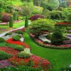 Красива градина пейзаж