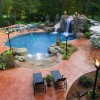 Градина с дизайн на басейн