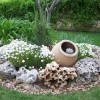 Как да подредите камъни в градината