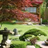 Японски открит градина декор