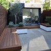 Модерна тераса градина дизайн