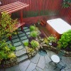 Дизайн на вътрешен двор за малки градини