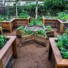 Повдигнато легло зеленчукова градина дизайн