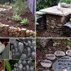 Камъни декорация градина