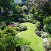 Малък английски дизайн на градината