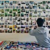 Начини за поставяне на снимки на стена без рамки