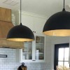 Дизайнерски кухненски остров светлини