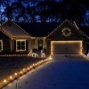 Къща Коледа светлина декорация идеи