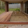 Дървена палуба вътрешен двор